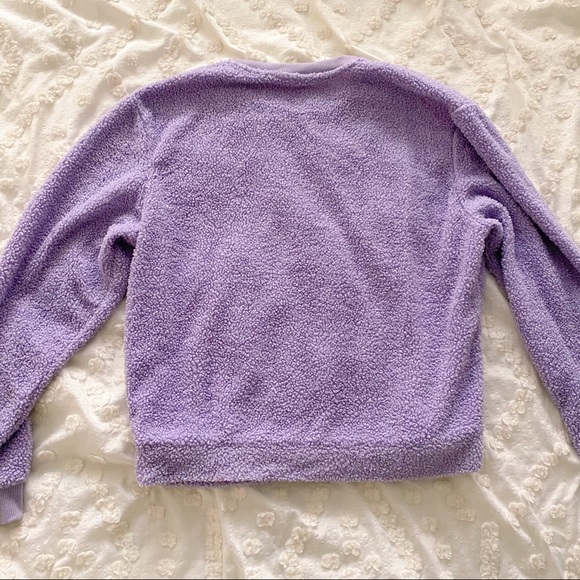 ASOS Lilac Fleece Lounge Set - Picture 6 of 9